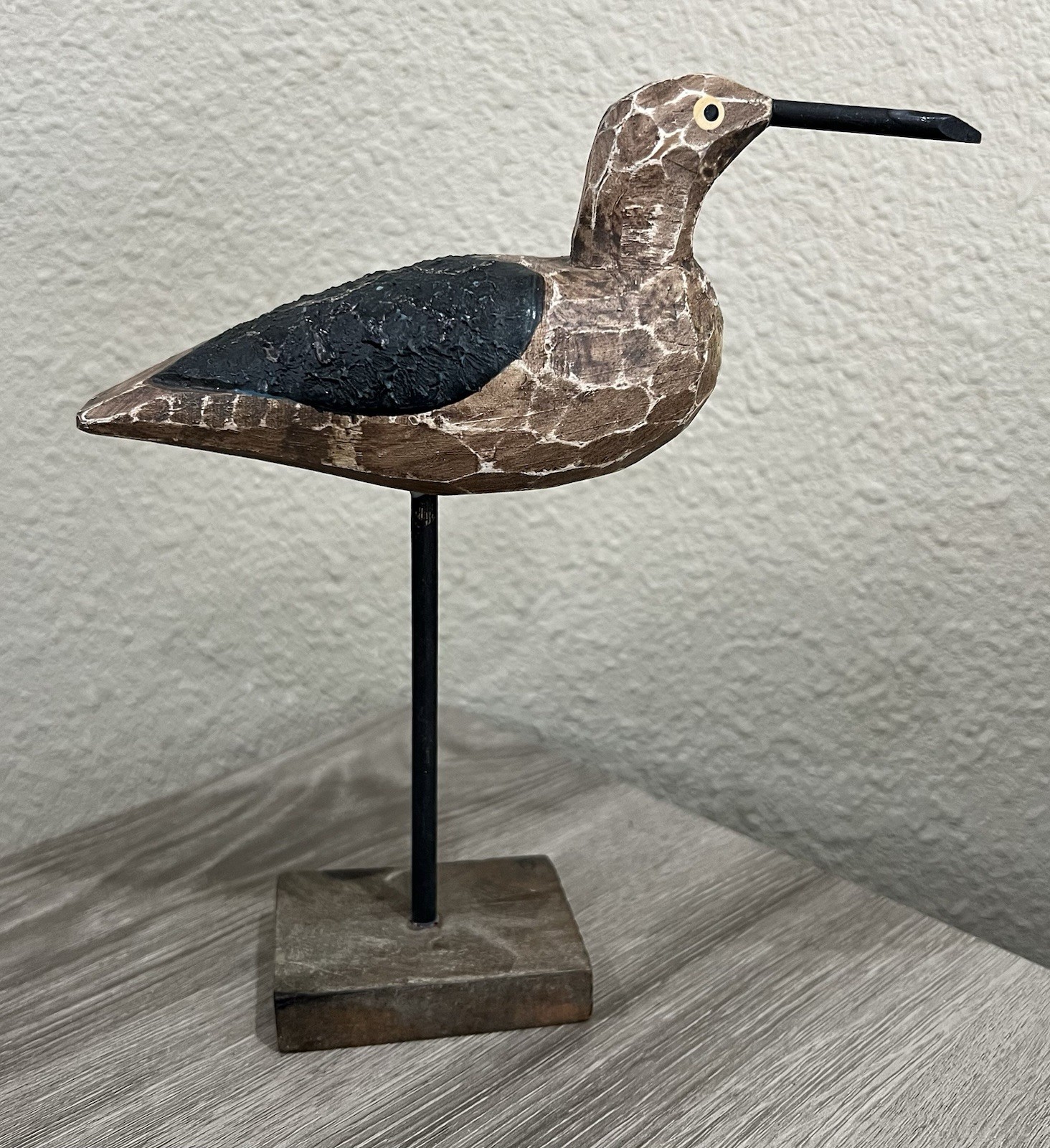 Vintage Shorebird Decoy Hand Carved Original Paint