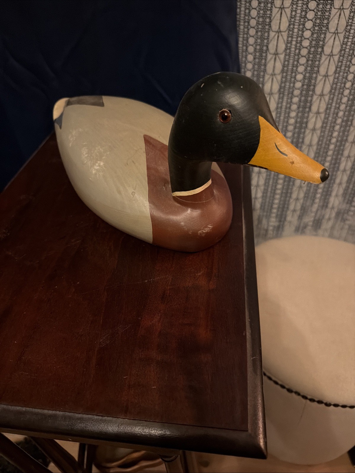 Handpainted Wooden Decoy Duck