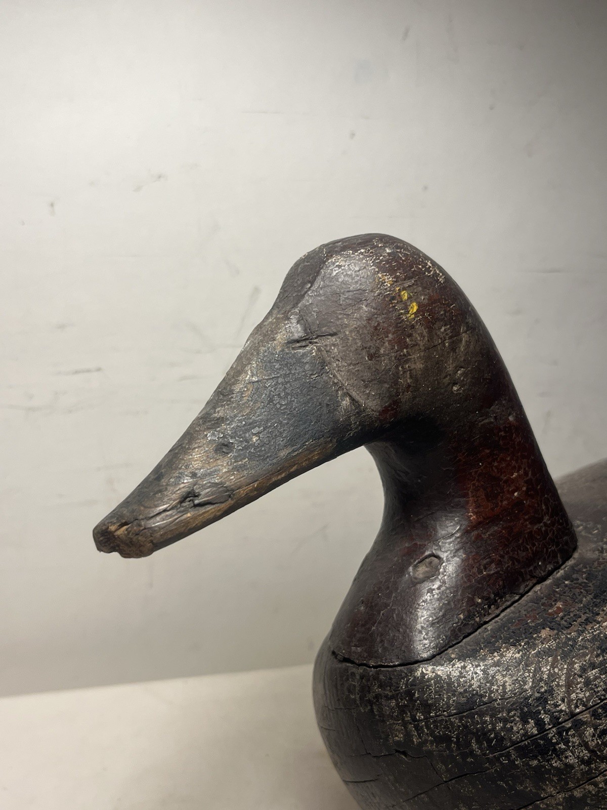 columbus lum fletcher canvasback drake duck decoy swan creek maryland