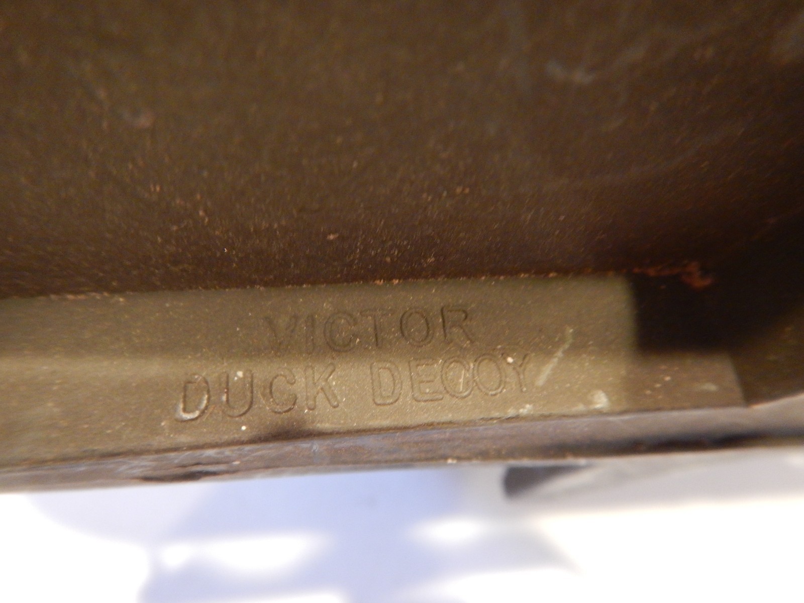 Vtg 1967 Victor Bluebill Duck Decoy Woodstream USA (L12)