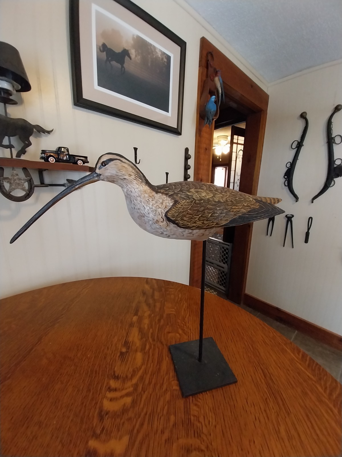 Shorebird Carving Decoy Chip Carved