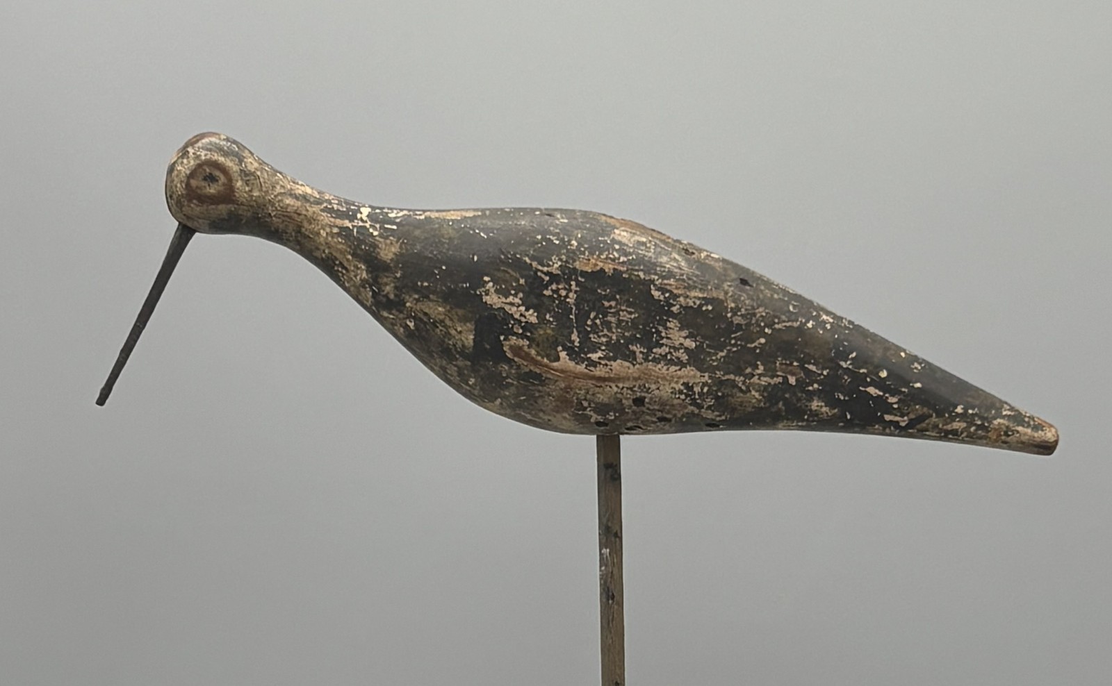 FEEDING POSITION LESSER YELLOWLEGS ANTIQUE SHOREBIRD DECOY