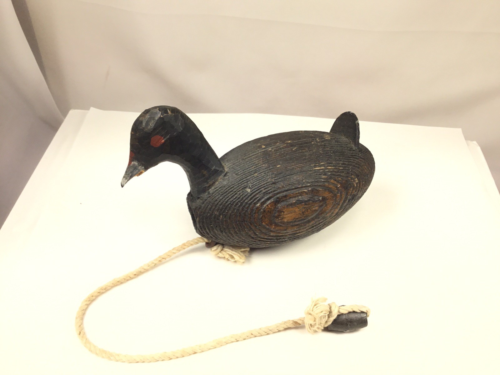 Vintage Wooden Duck Decoy w/ weight