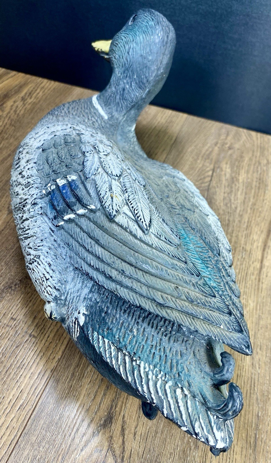 Carry-Lite Duck Decoy ~ Drake Mallard ~ Sport Plast ~ Made in Italy ~ Vintage