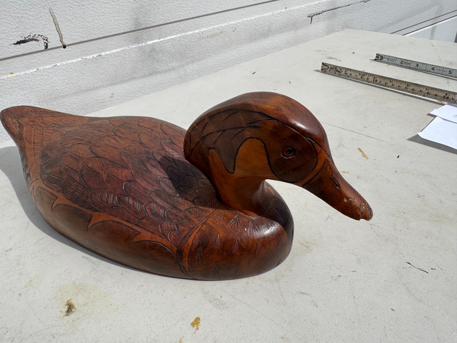 Hand carved Decoy by Lyn Jones 1975
