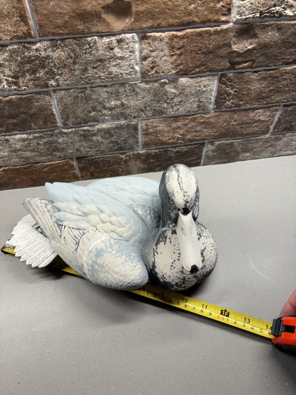 Vintage Decoy Plastic Duck Mallard