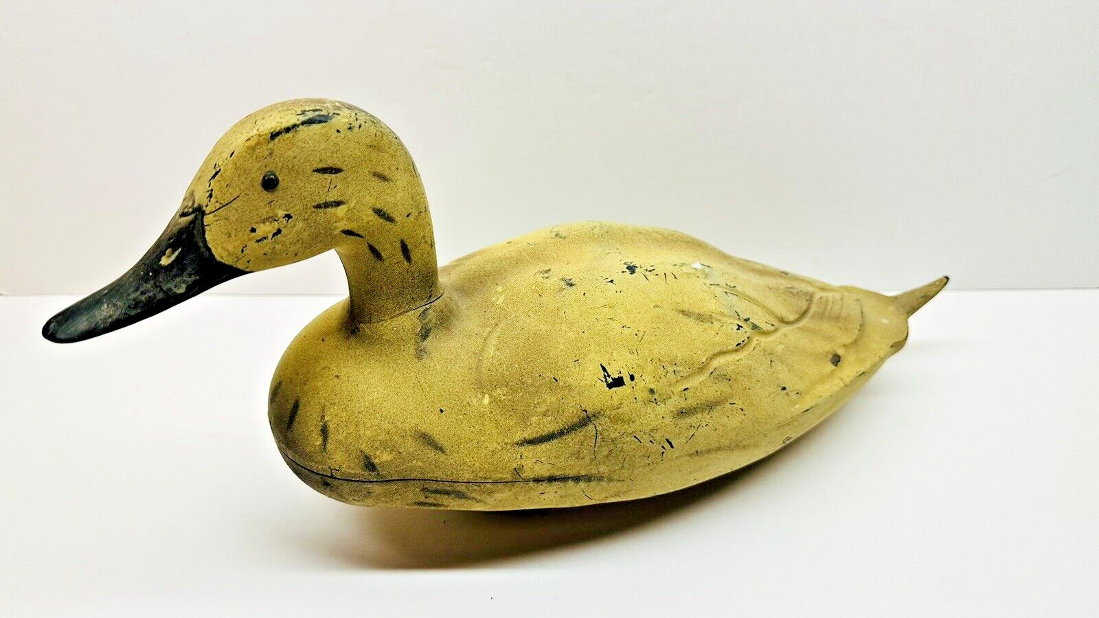 Vintage Feather-Lite Hunting Duck Decoy With McGuire Stabilizer K.C.