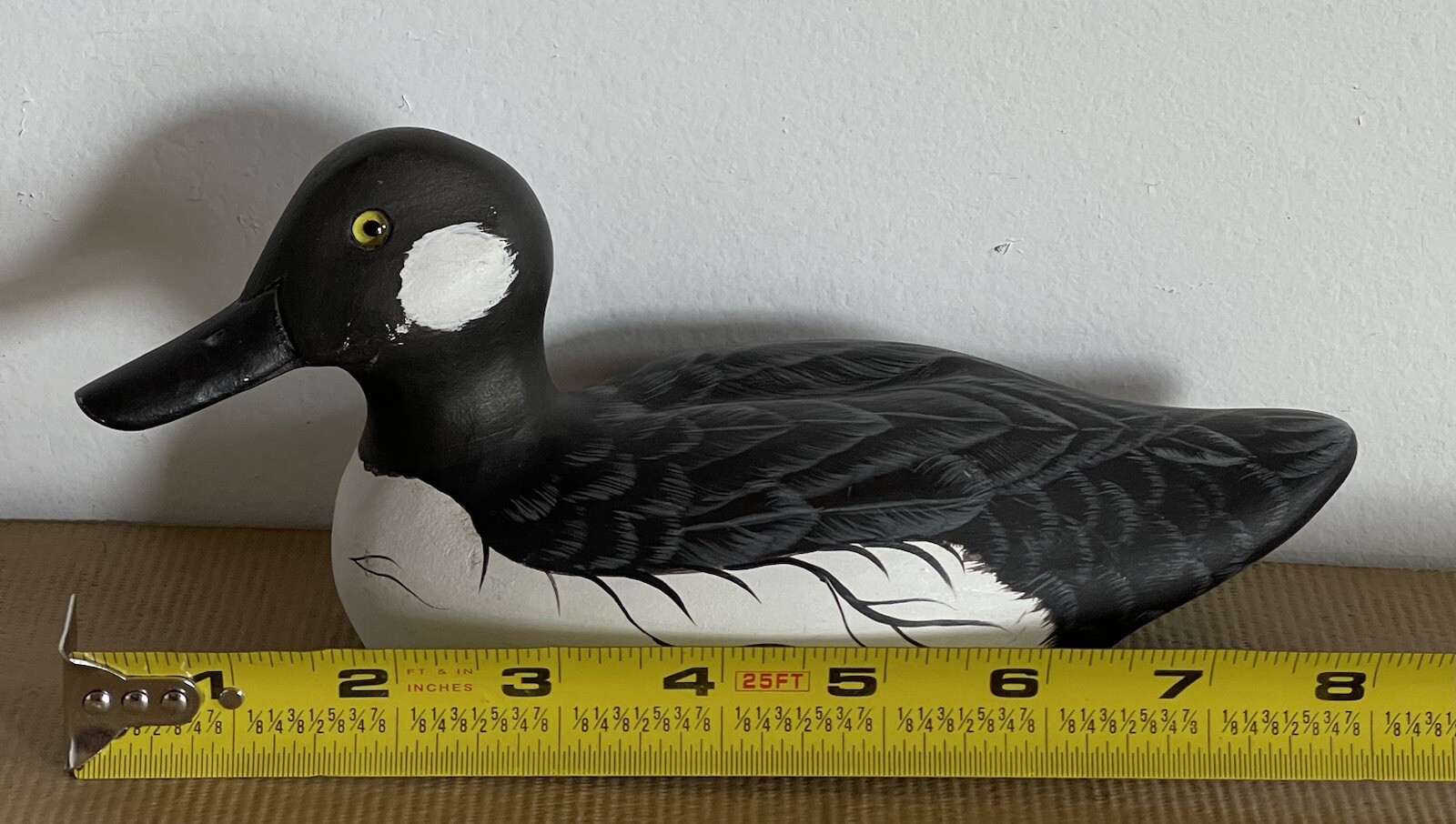 Migrations Boston Hand Crafted Goldeneye Drake Wooden Signed Peter Codd 1991