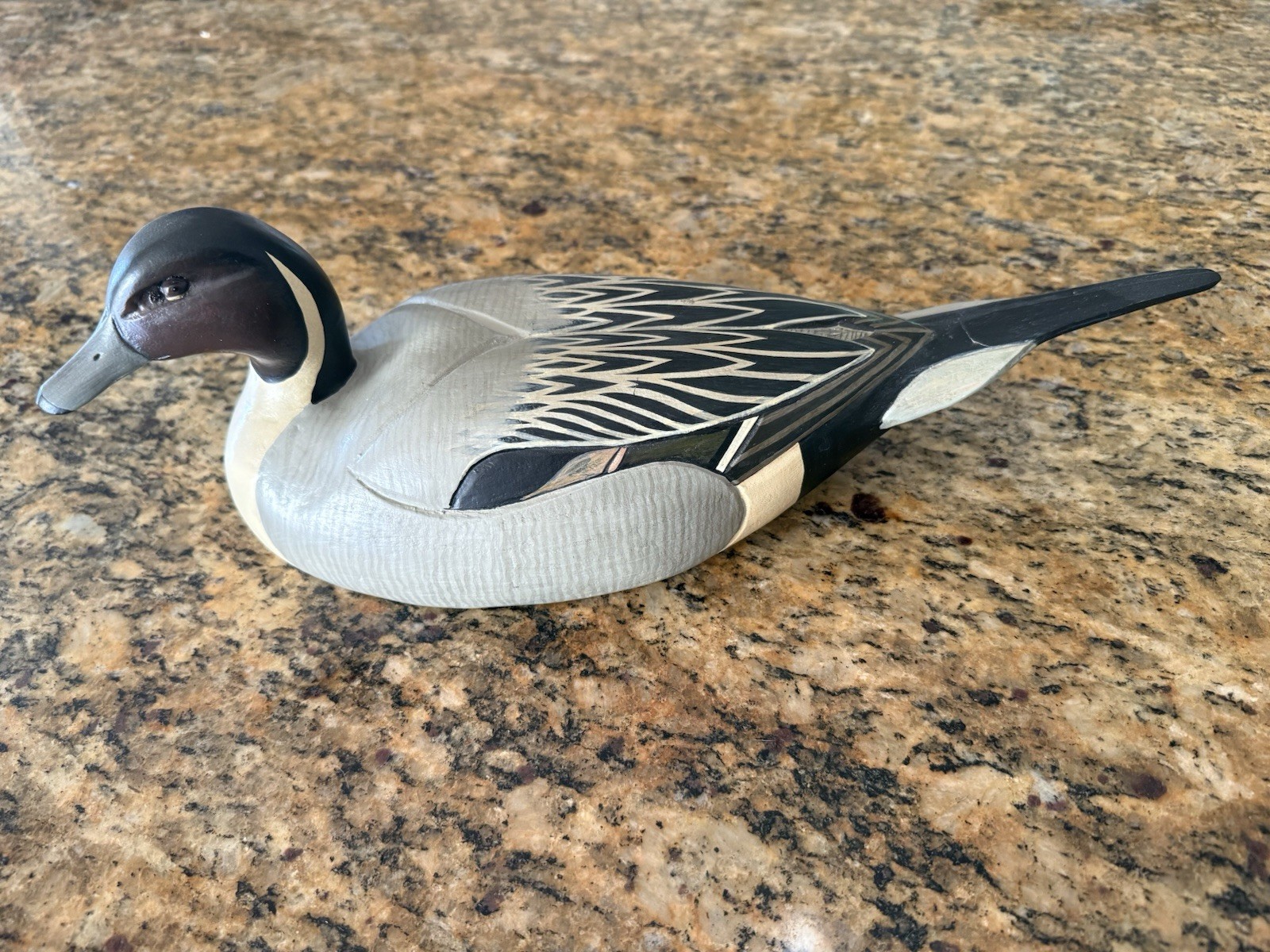Vintage PINTAIL Duck Decoy By Jon Jones, The Danbury Mint