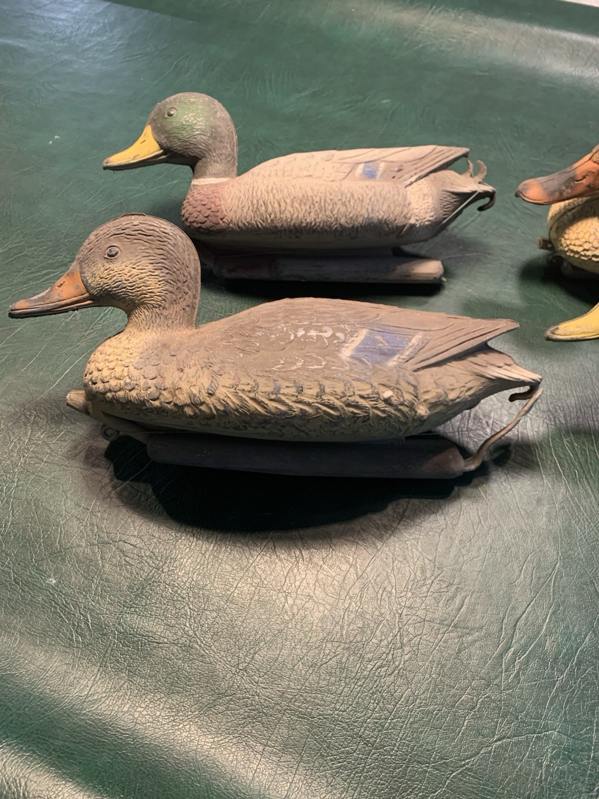 Vintage Sport Plast Italian Made Duck Decoys 15” – Lot of 4