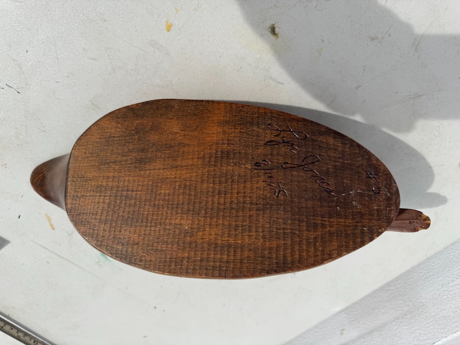 Hand carved Decoy by Lyn Jones 1975