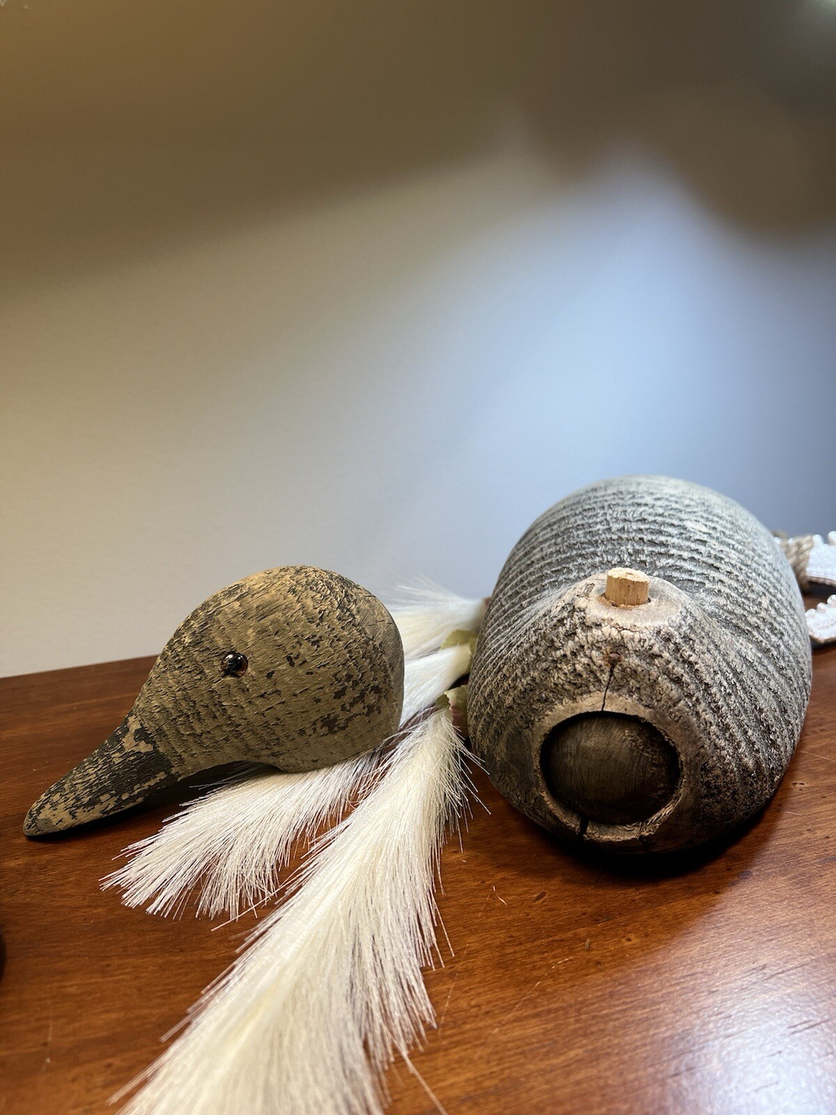 Victor Wooden Decoy -Glass Eyes.
