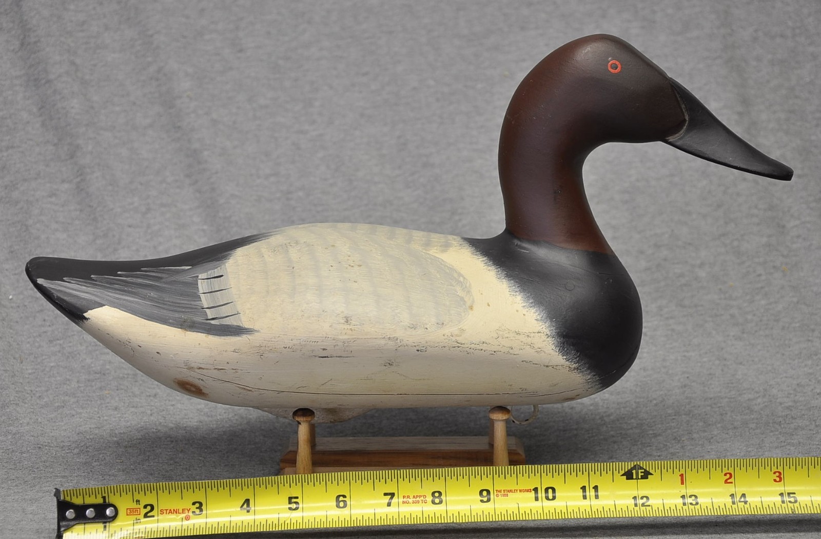 Madison Mitchell HIGH HEAD CANVASBACK Havre de Grace MD DUCK DECOY MINTY 1960’S
