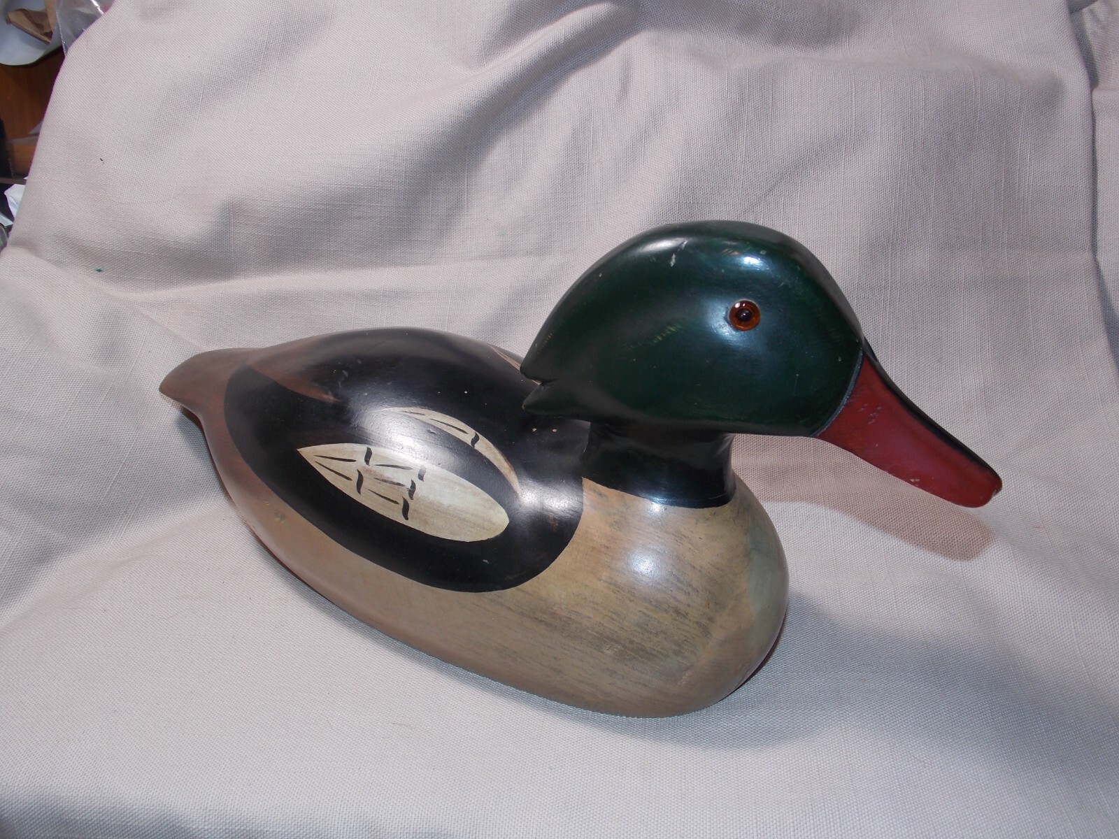 Carved Duck Decoy Wood Duck from Famous Donald’s Duck Shoppe Ocean City Maryland
