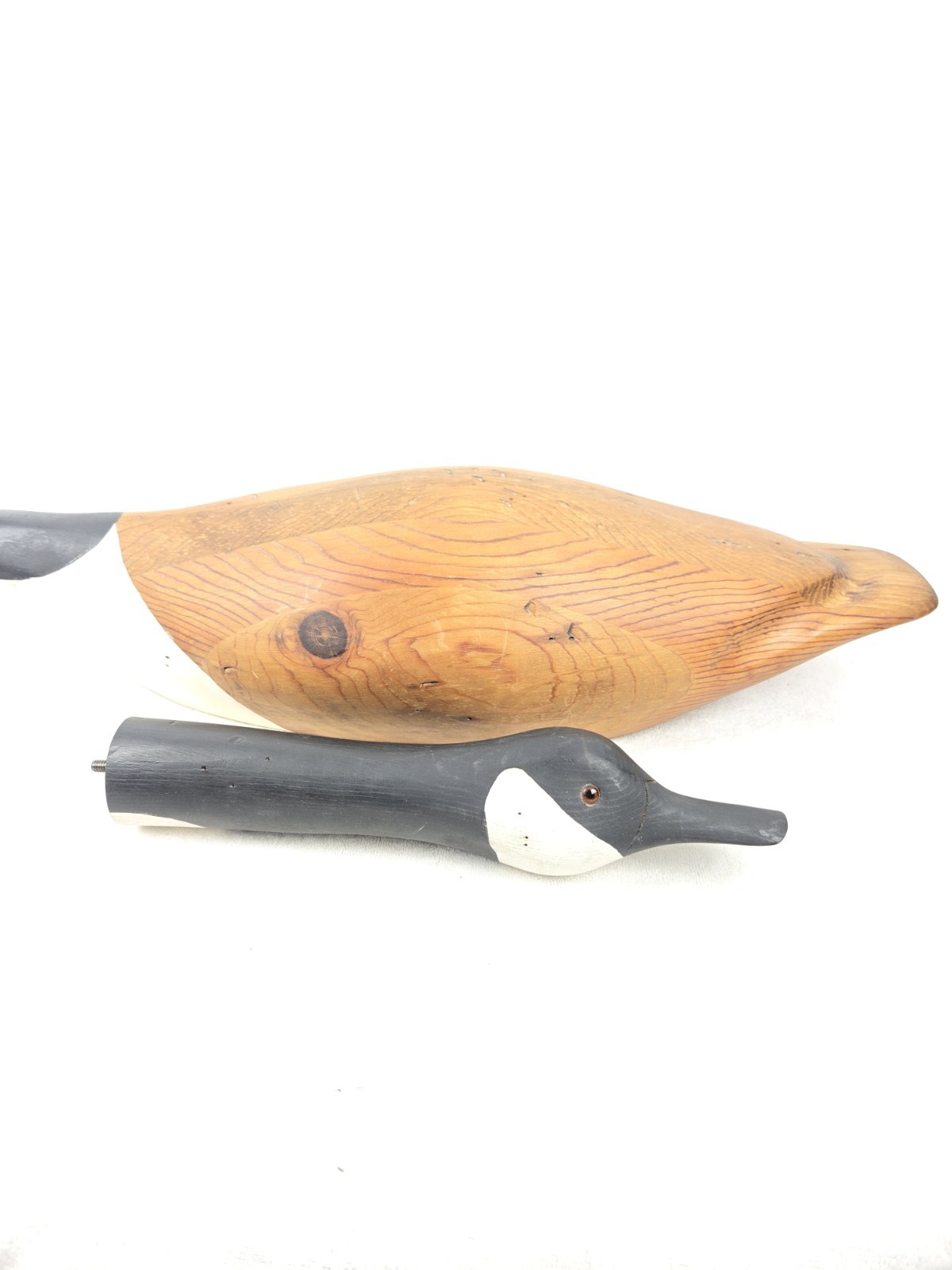 Vintage Wooden Canadian Goose Decoy By R. Livingston