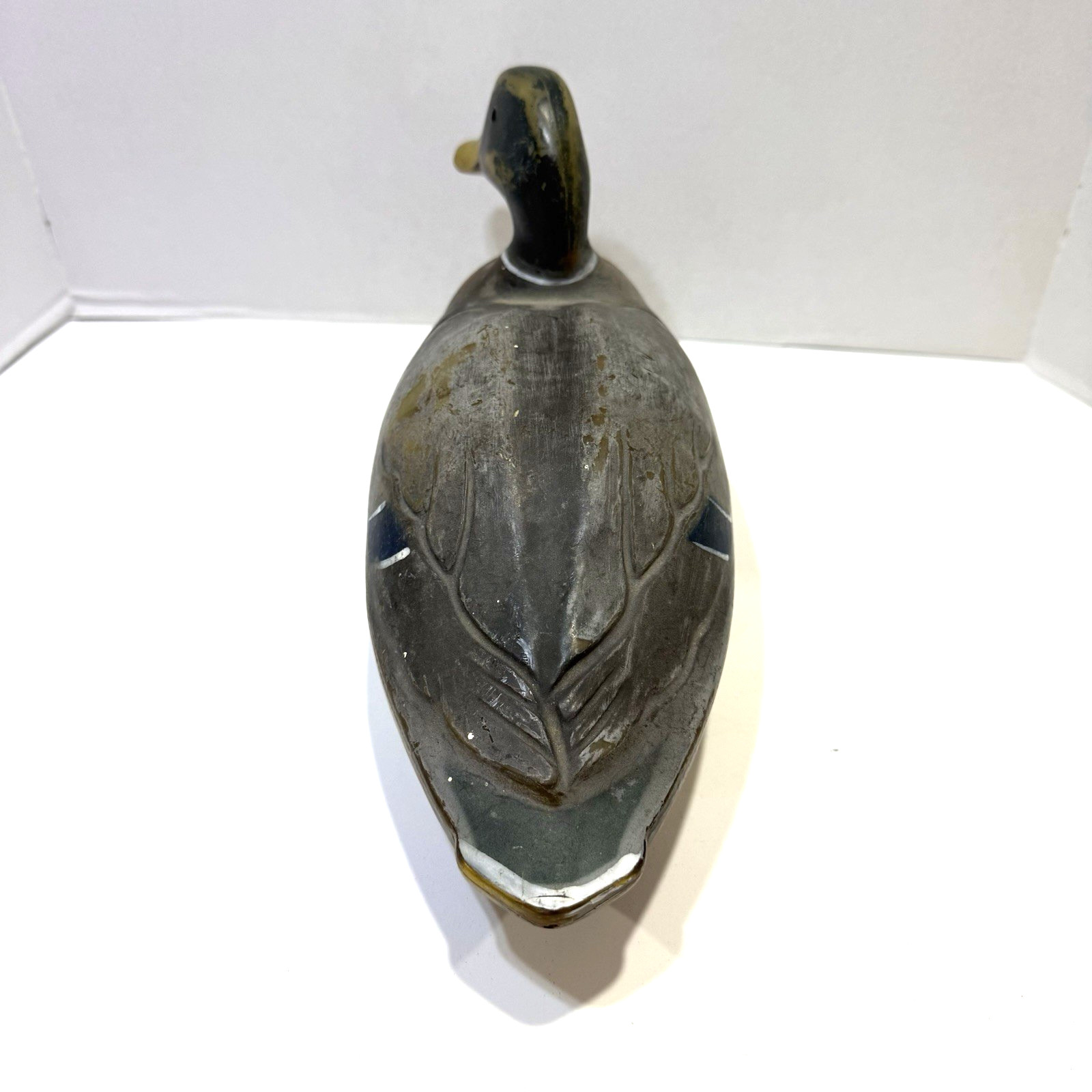 Vintage Featherlite Duck Decoy Mallard McGuire Stabilizer Swims/Stands Right 14”