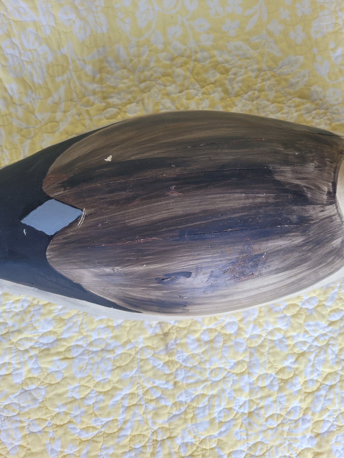 Vintage Wood Canadian Goose Decoy Large 26″ Long 15″h Movable Head