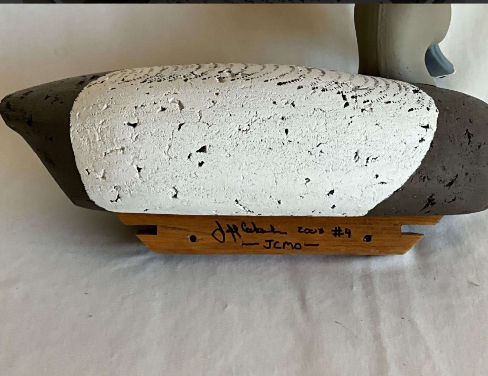Cork Duck Decoy Artist Signed No.4 2003