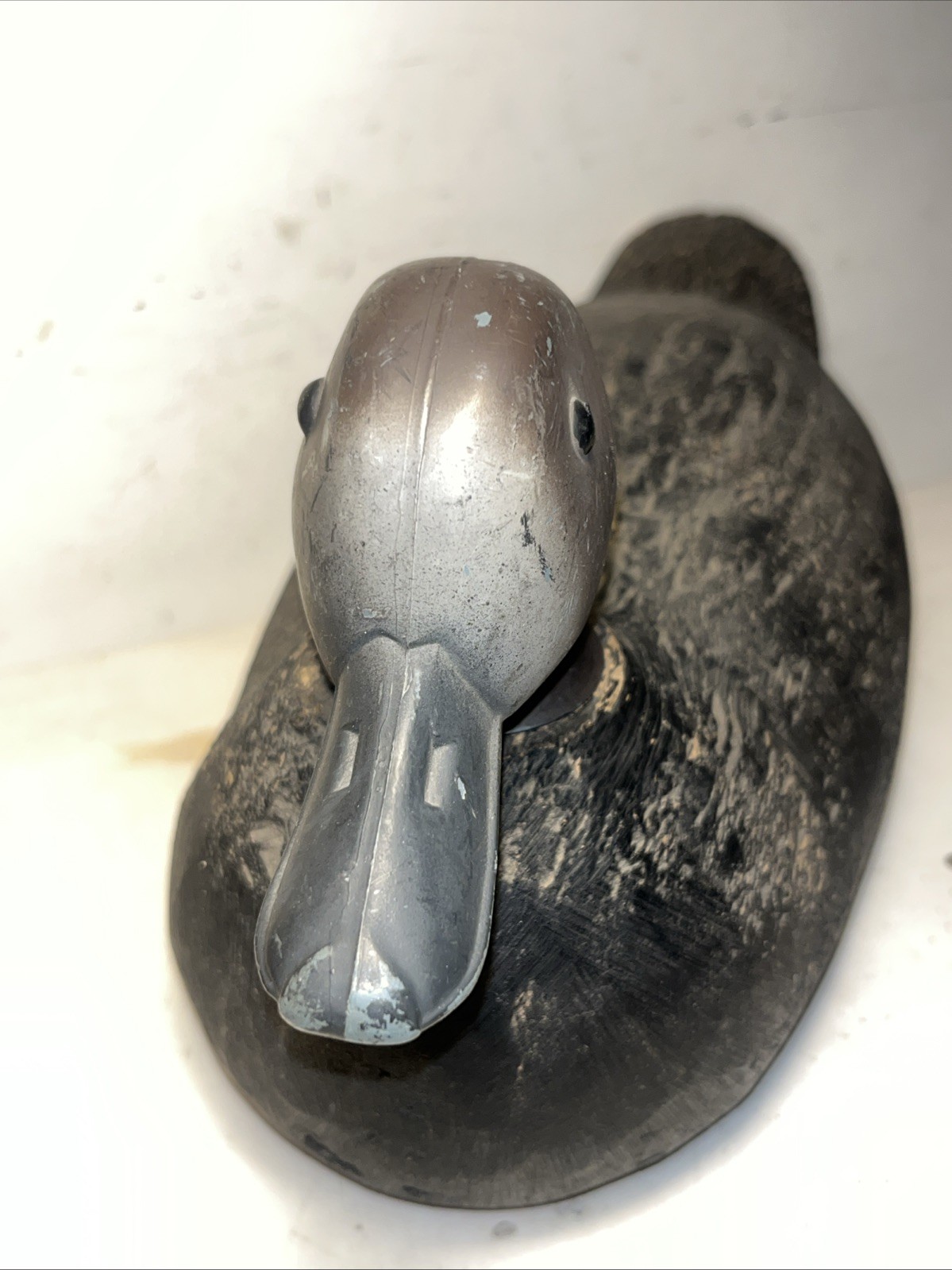 victor factory duck decoy tenite head vintage