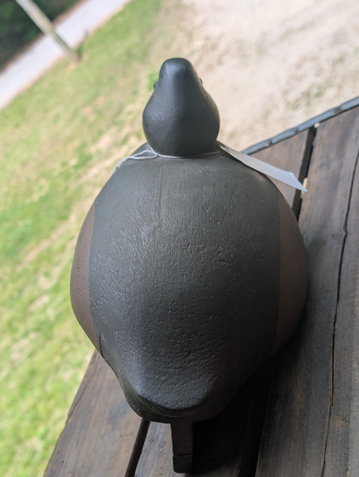 VINTAGE CARVED WOODEN HUNTING DUCK DECOY FOR SALE 192 Signed Dave Mackie