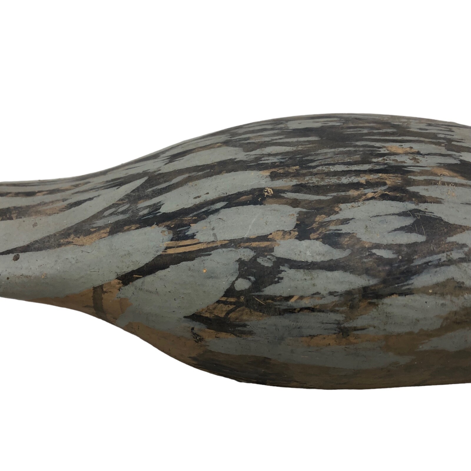VTG Handpainted Gray Blind Duck Decoy Canvasback
