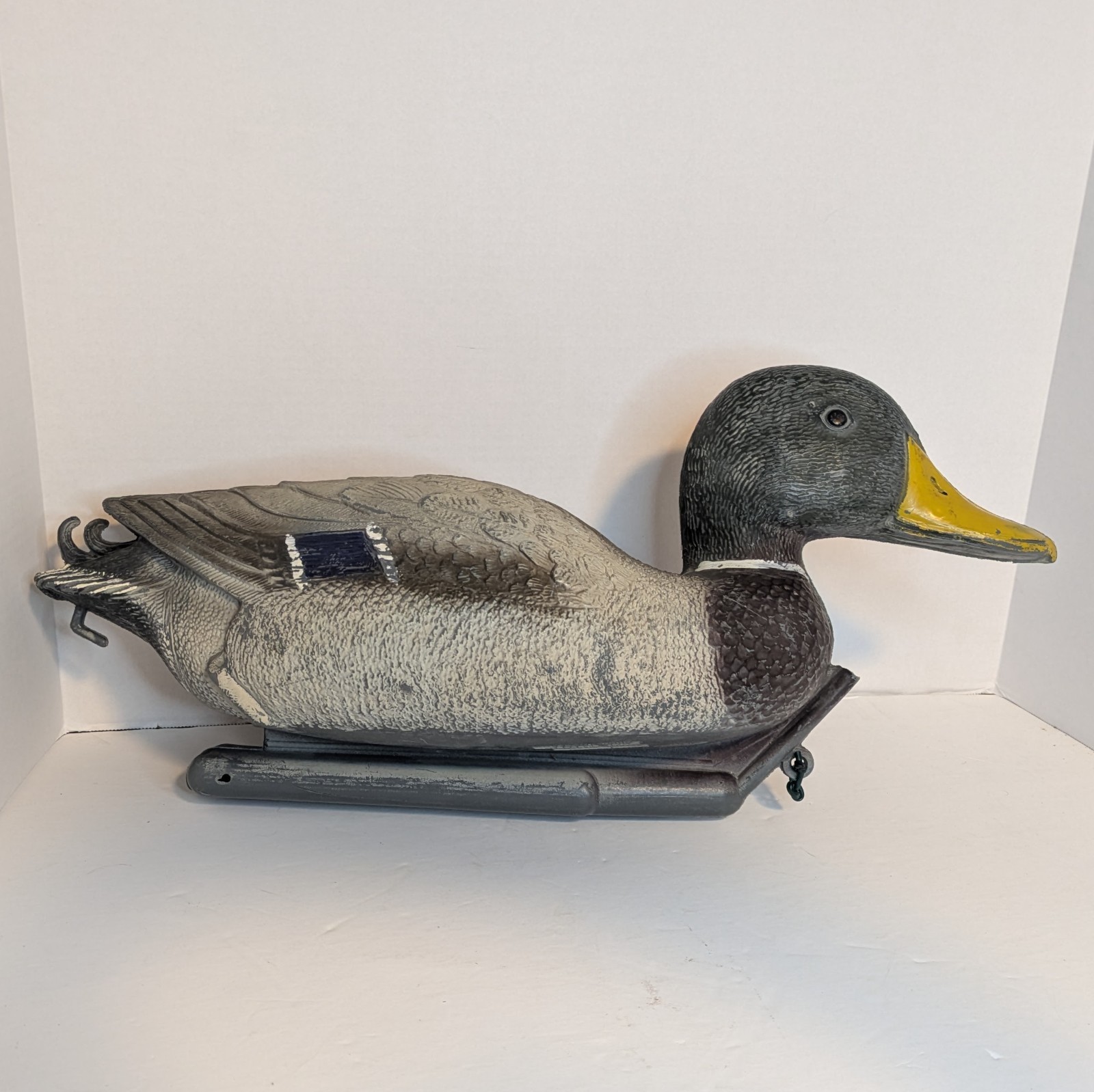 Vintage Duck Decoy Made In Italy Brevettato Makers Mark Patent 161176