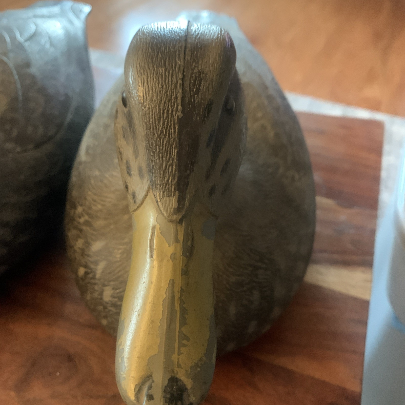 Vintage Duck Decoy Victor D-9 Animal Trap Company Hard Plastic Mallard
