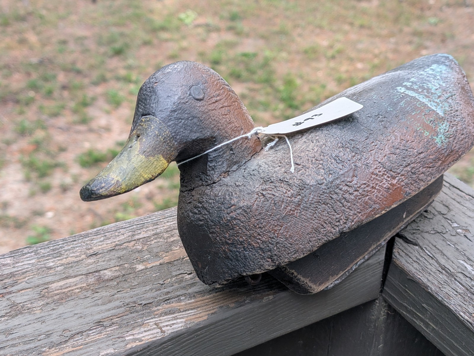 VINTAGE CARVED WOODEN HUNTING DUCK DECOY FOR SALE NUMBER 93