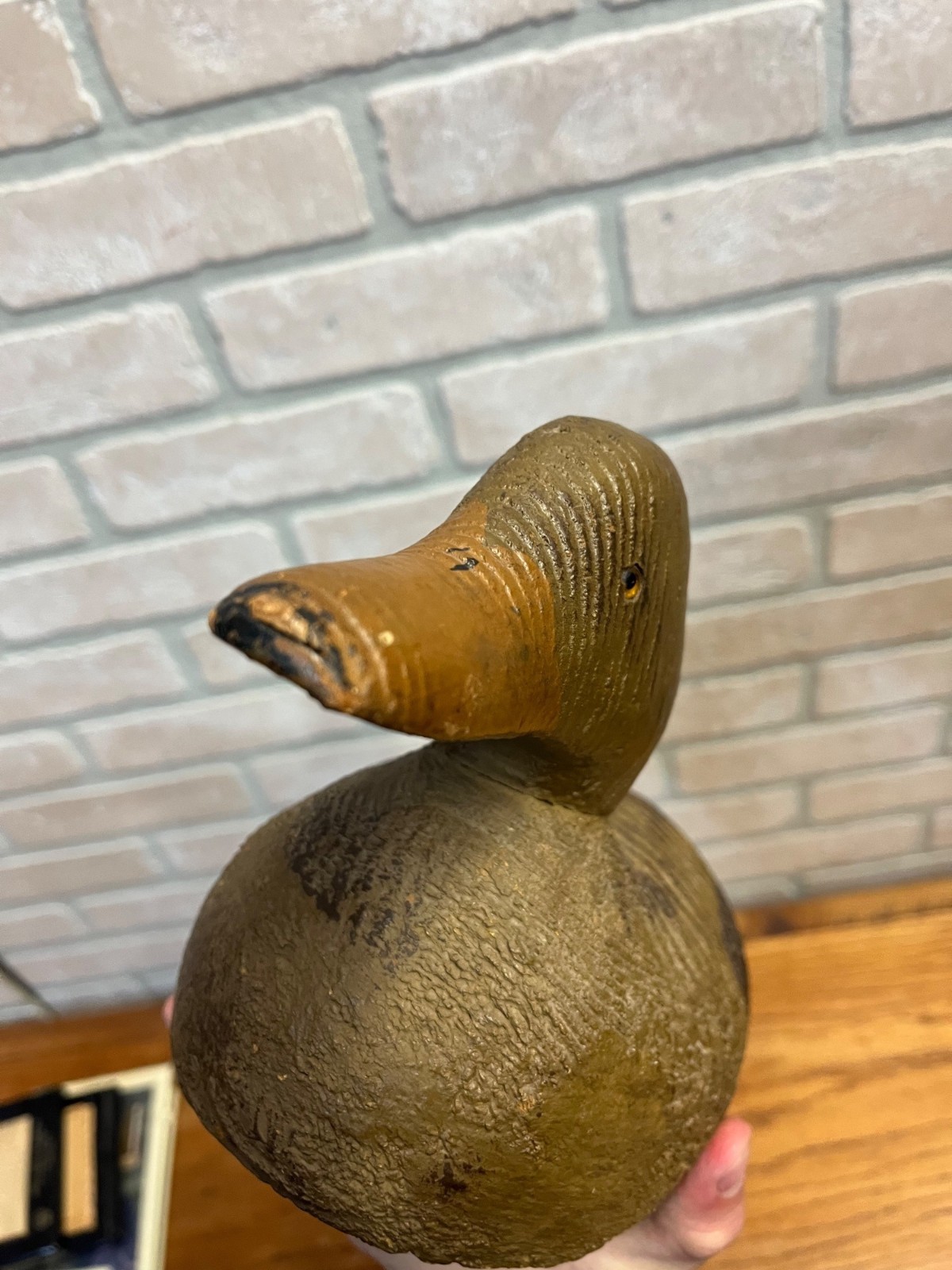 Vintage Original 1940s PADCO Smooth Supreme Mallard Wood Duck Decoy Pascagoula