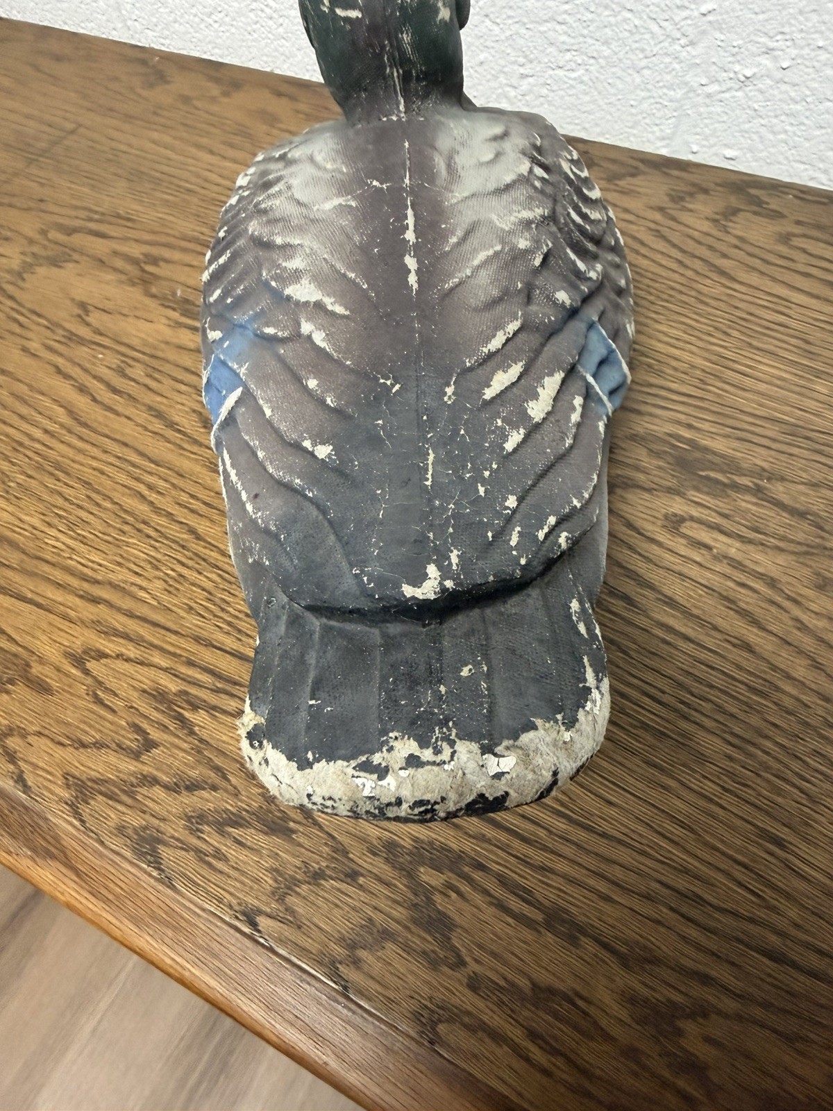 Vintage Victor Tru-Life Animal Trap Co. Paper Mache Mallard Drake Duck Decoy