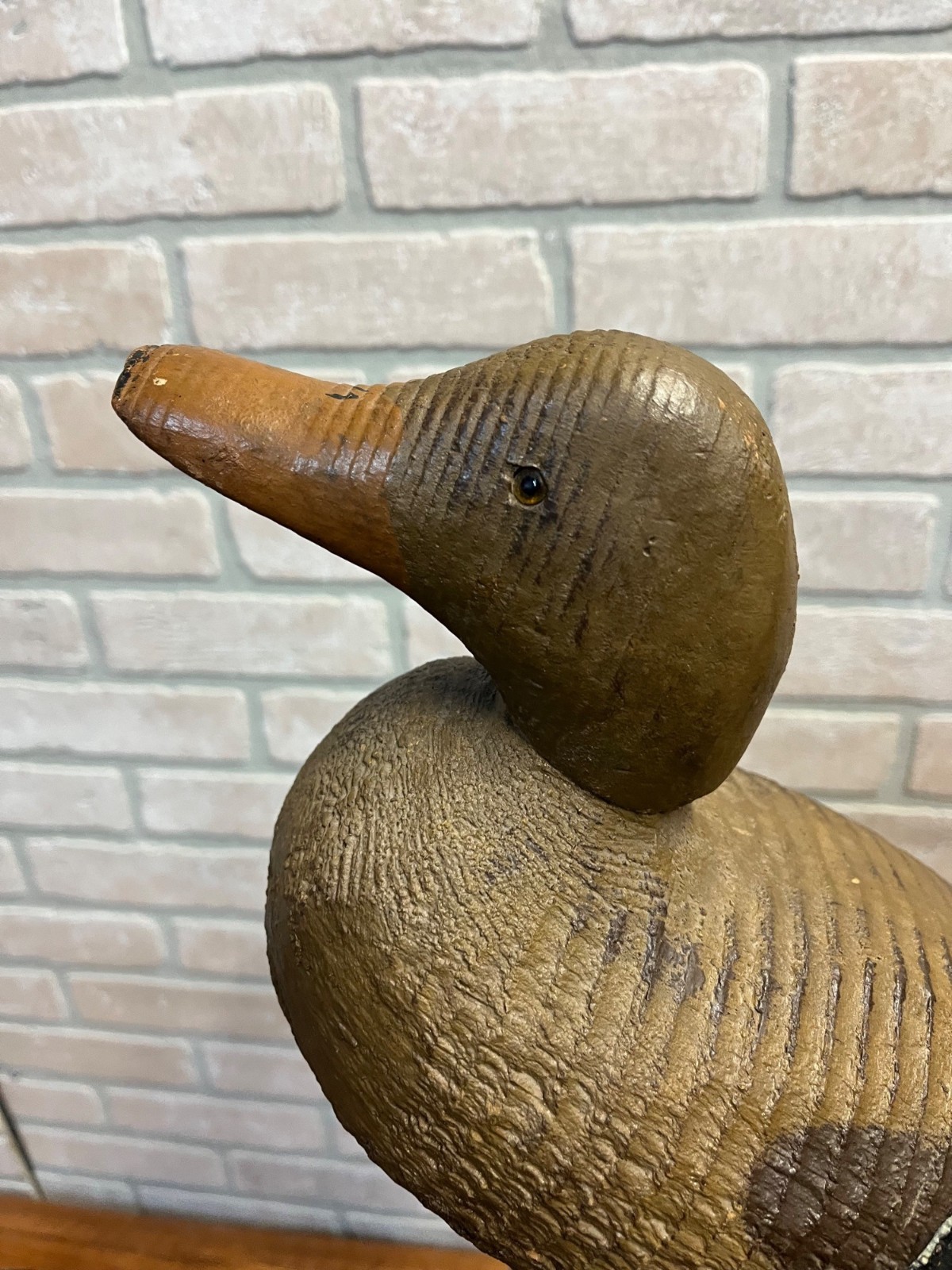 Vintage Original 1940s PADCO Smooth Supreme Mallard Wood Duck Decoy Pascagoula