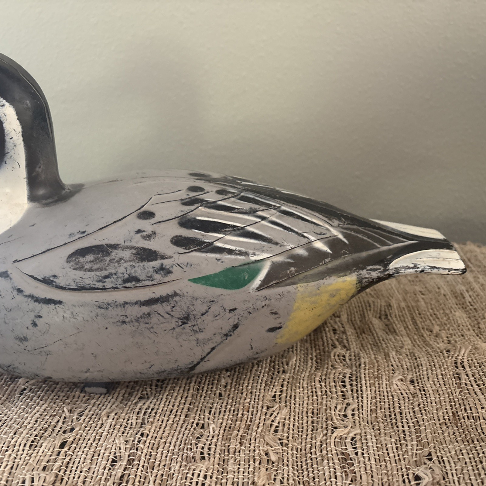 Vintage D-9 Victor Duck Decoy PINTAIL Drake 1967 By Woodstream Lititz, PA USA