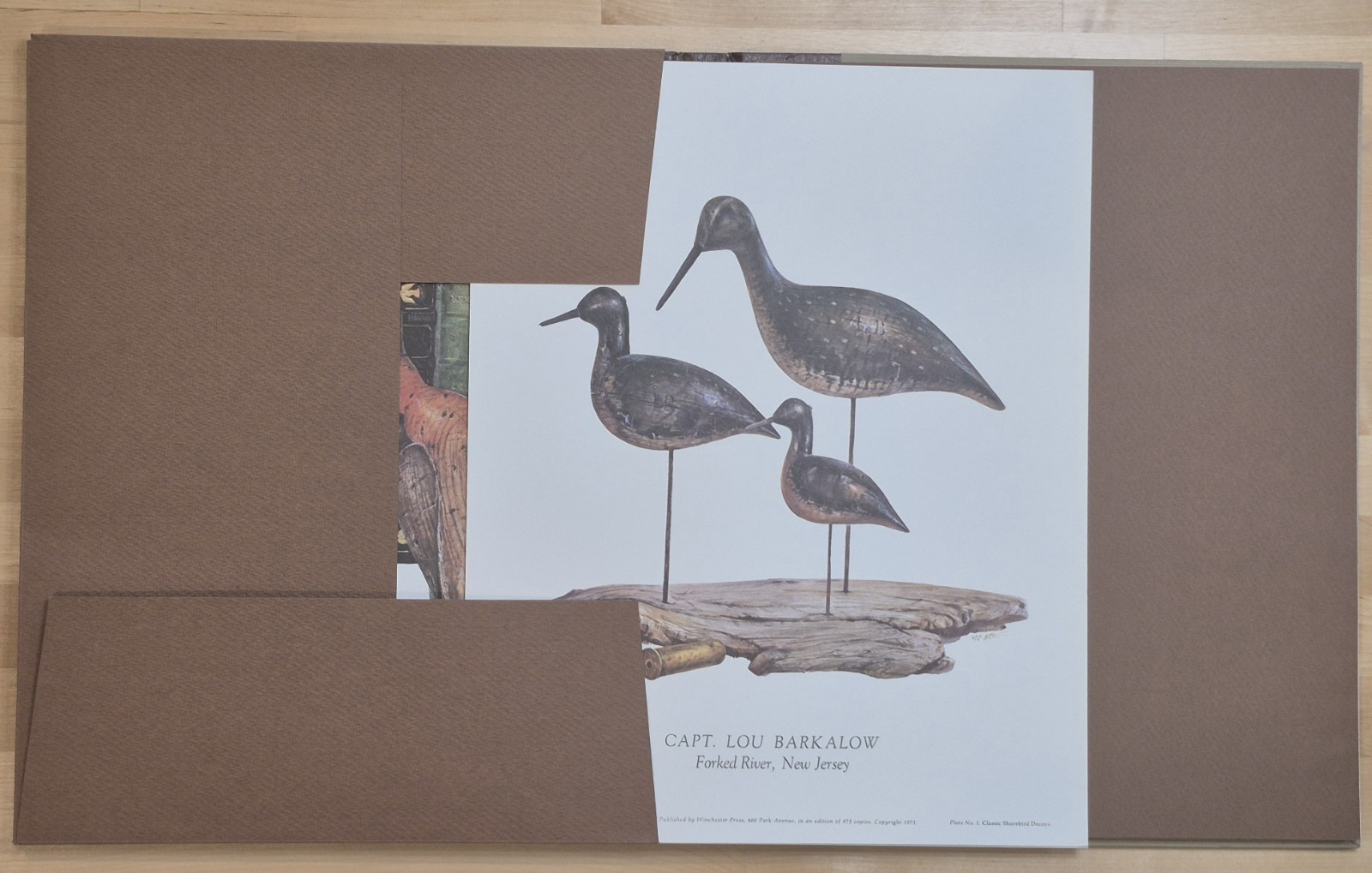 CLASSIC SHOREBIRD DECOYS-Milton C. Weiler-Signed #161, Limited 1st Edition 1971