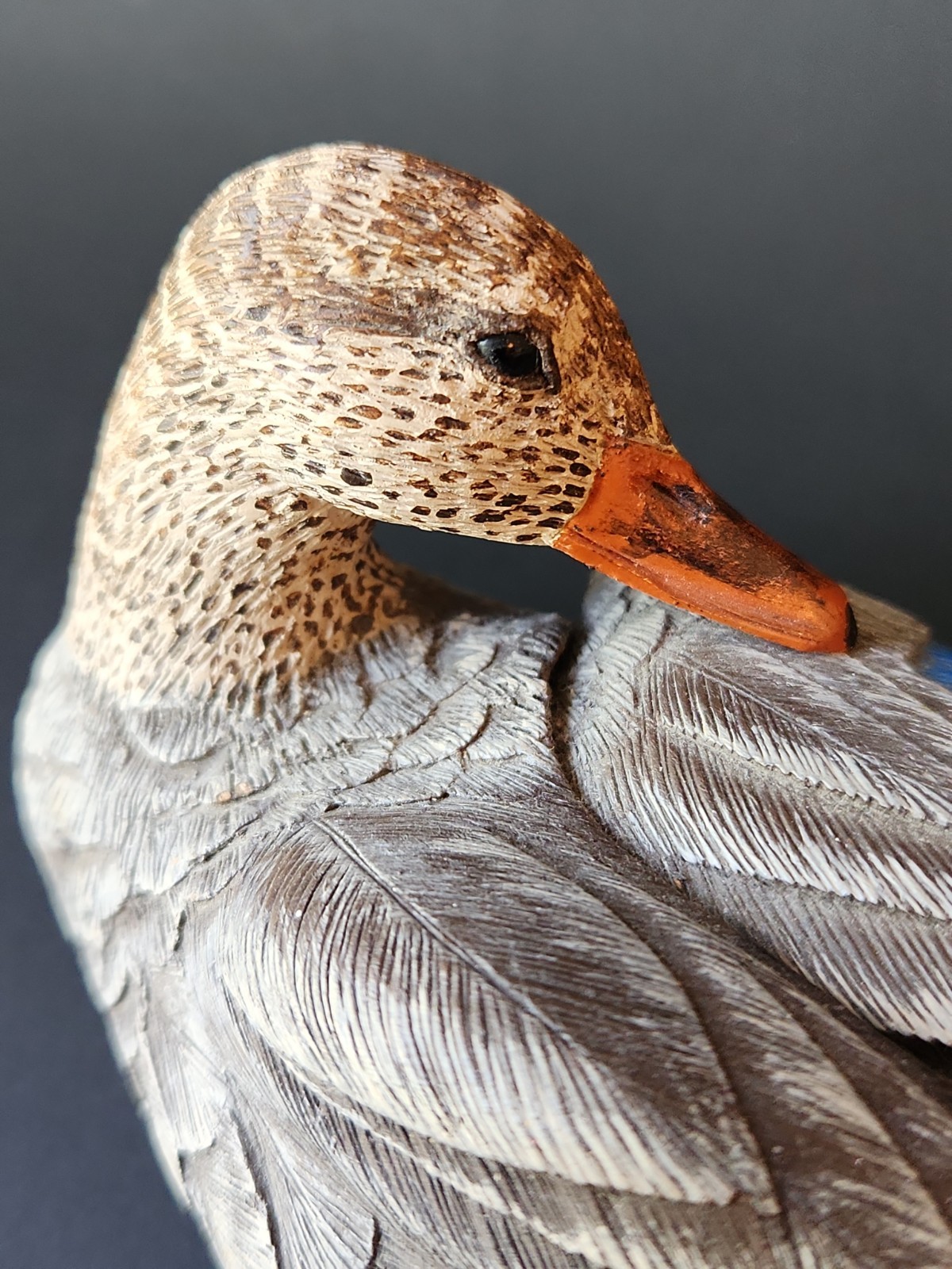 Paul & Deb Butcher 1984 Decorative Decoy Teal Duck Middle River Maryland