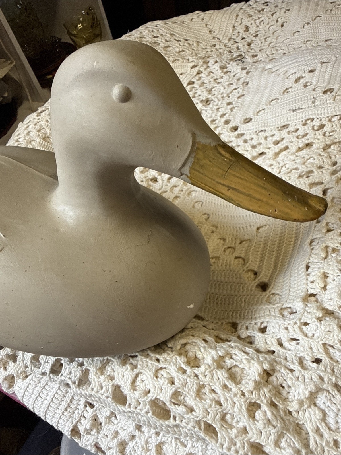 vintage unpainted 1967 Victor D-9-R plastic duck decoy