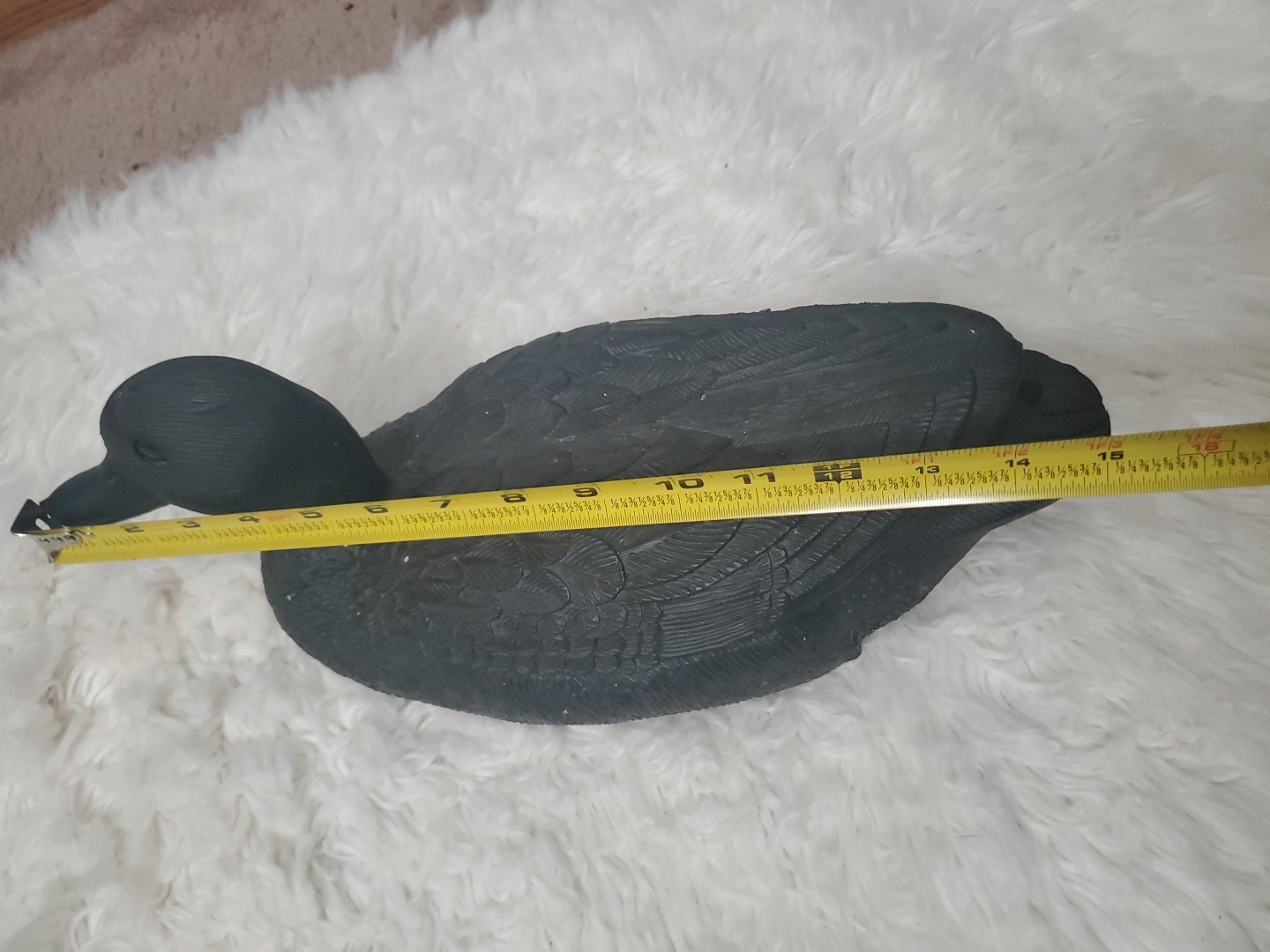 Vtg Flambeau Duck Decoy Plastic Made In USA 16″x8″