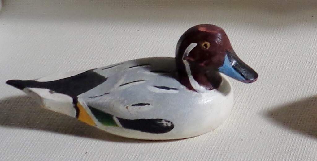 PINTAIL MINIATURE wooden duck decoy by Tyler from Maryland