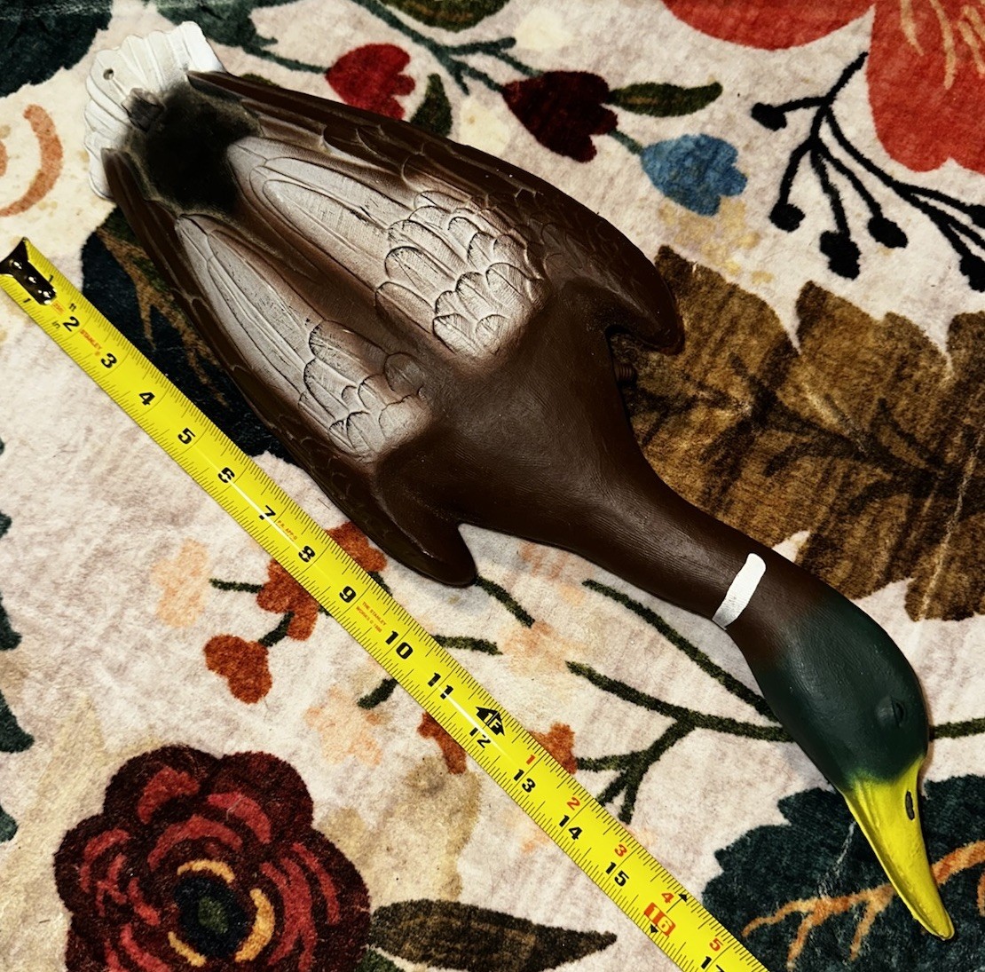 Vintage 20″ Herter’s Mallard training dummy Hunting Duck Rubber NWOT