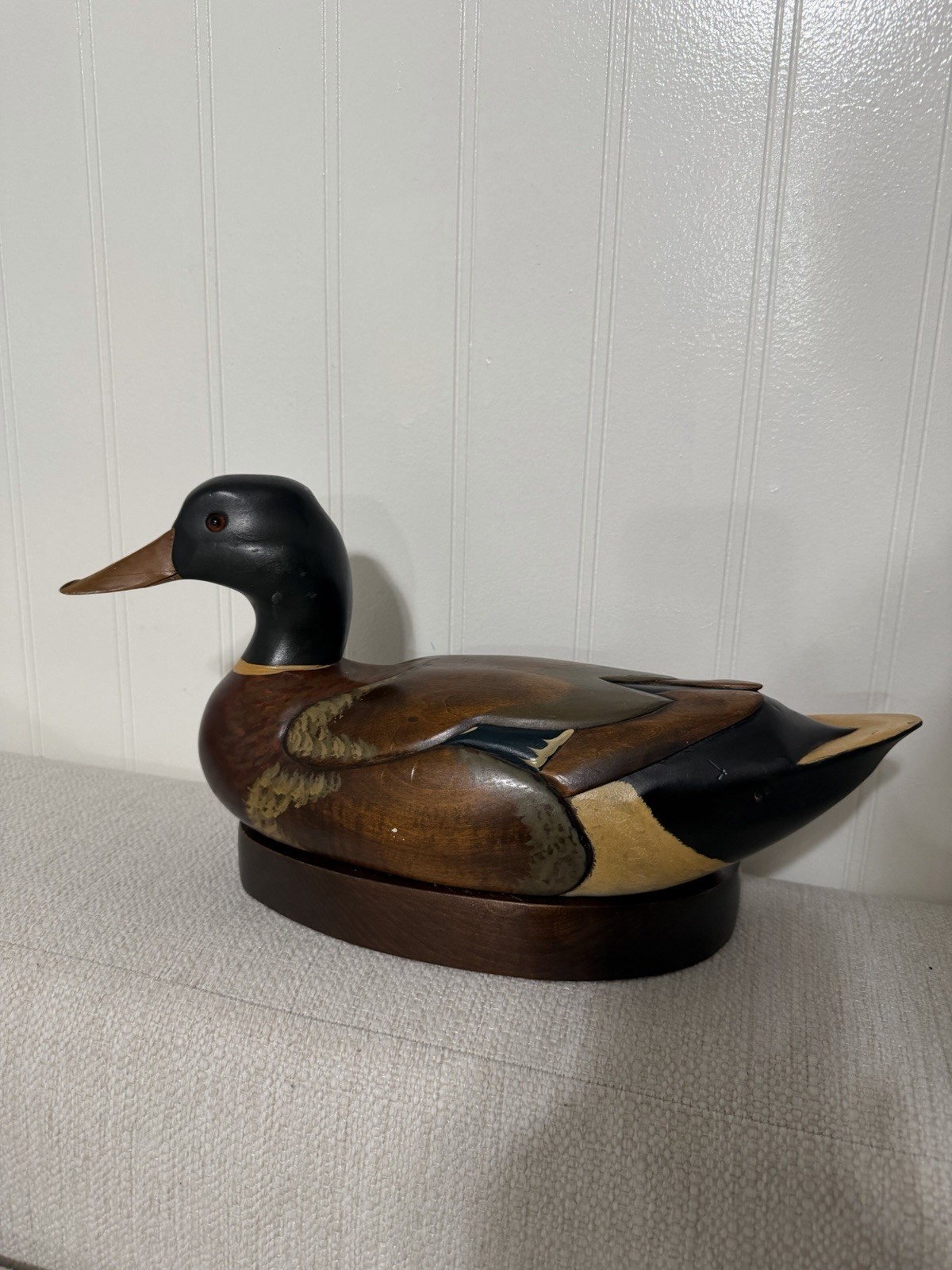 vintage hand carved duck decoys The Wooden Bird Factory 1981