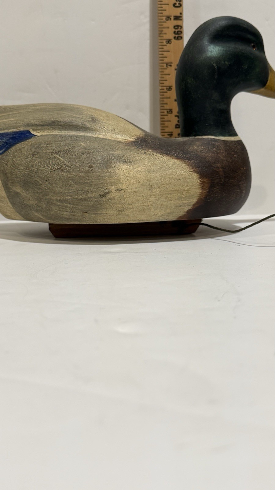 Ducks Unlimited Lac La Croix Decoy Artsit Signed Hand Carved Mallard