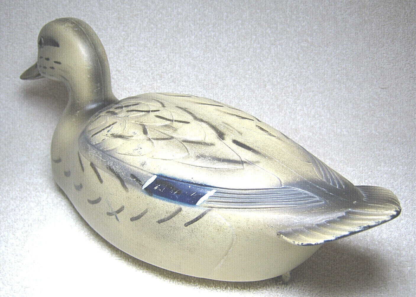 VINTAGE 1956 FAIRFAX FEATHER-LITE STM-55 J.S. MCGUIRE 14″ HEN MALLARD DUCK DECOY