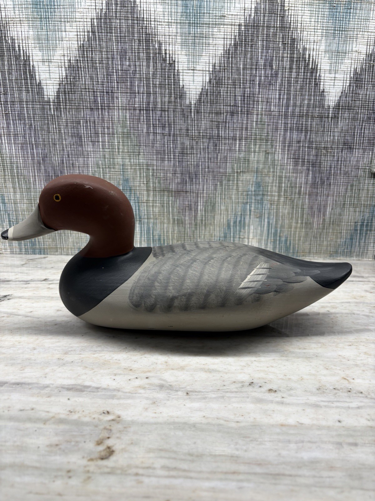Madison Mitchell Bob Jobes Full Size Redhead Drake Decoy Havre De Grace Maryland