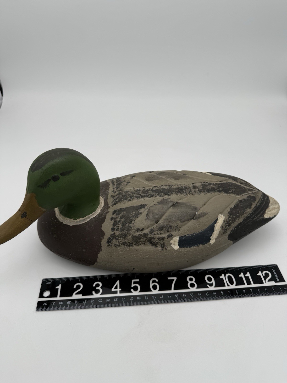 Vintage Painted Foam Decoy Ducks Unlimited Duck Clinton Iowa READ