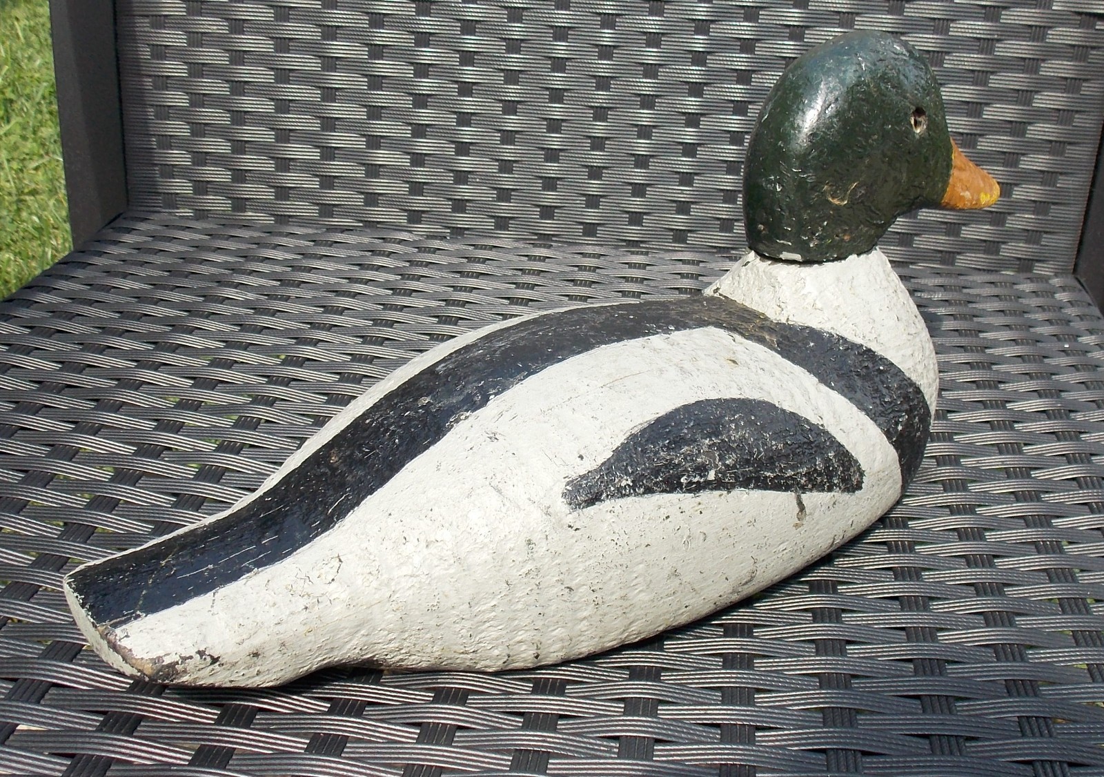 Victor Animal Trap Company Wooden Duck Hunting Decoy 1940S