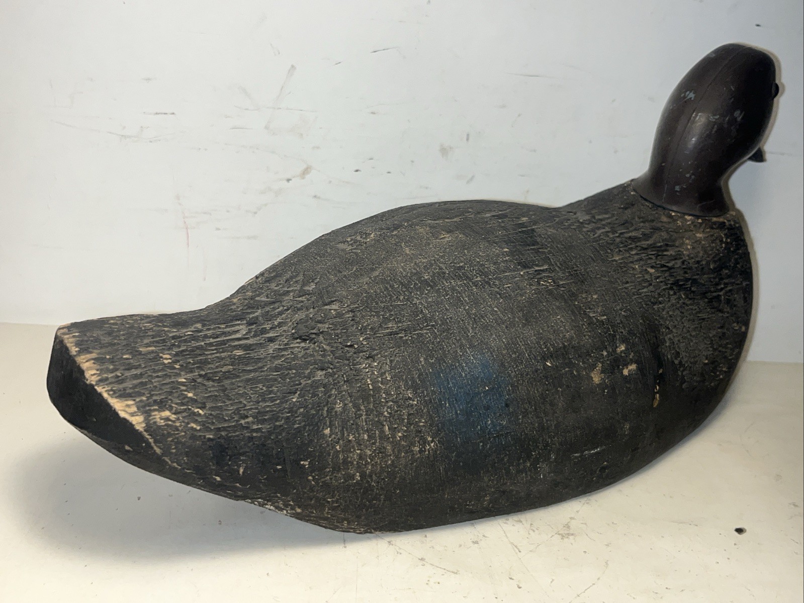 victor factory duck decoy tenite head vintage