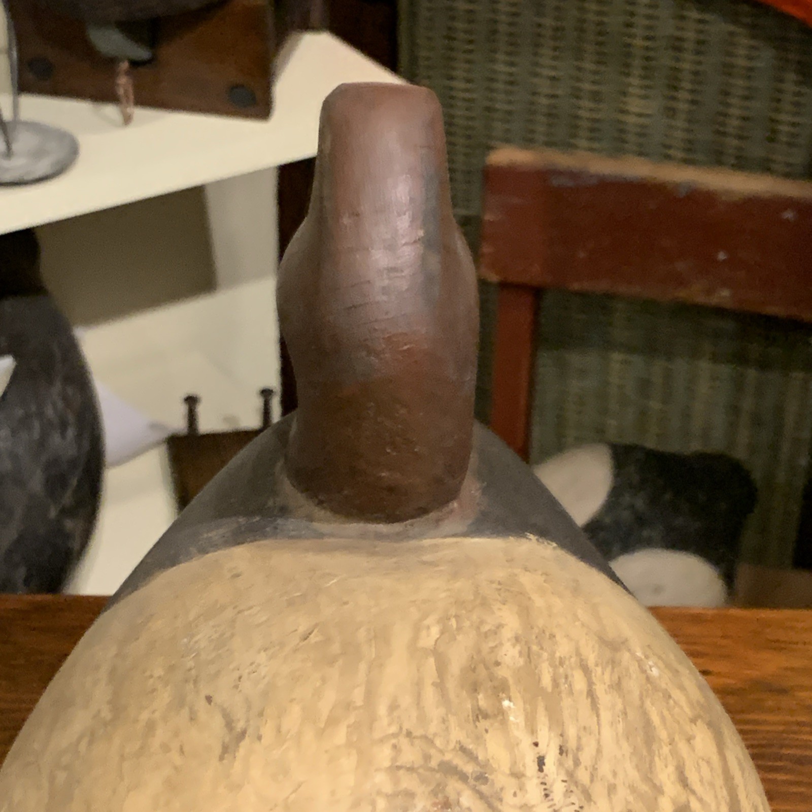 Nicely Done Copy of a Lee Dudley Vintage Canvasback Duck Decoy Great Profile