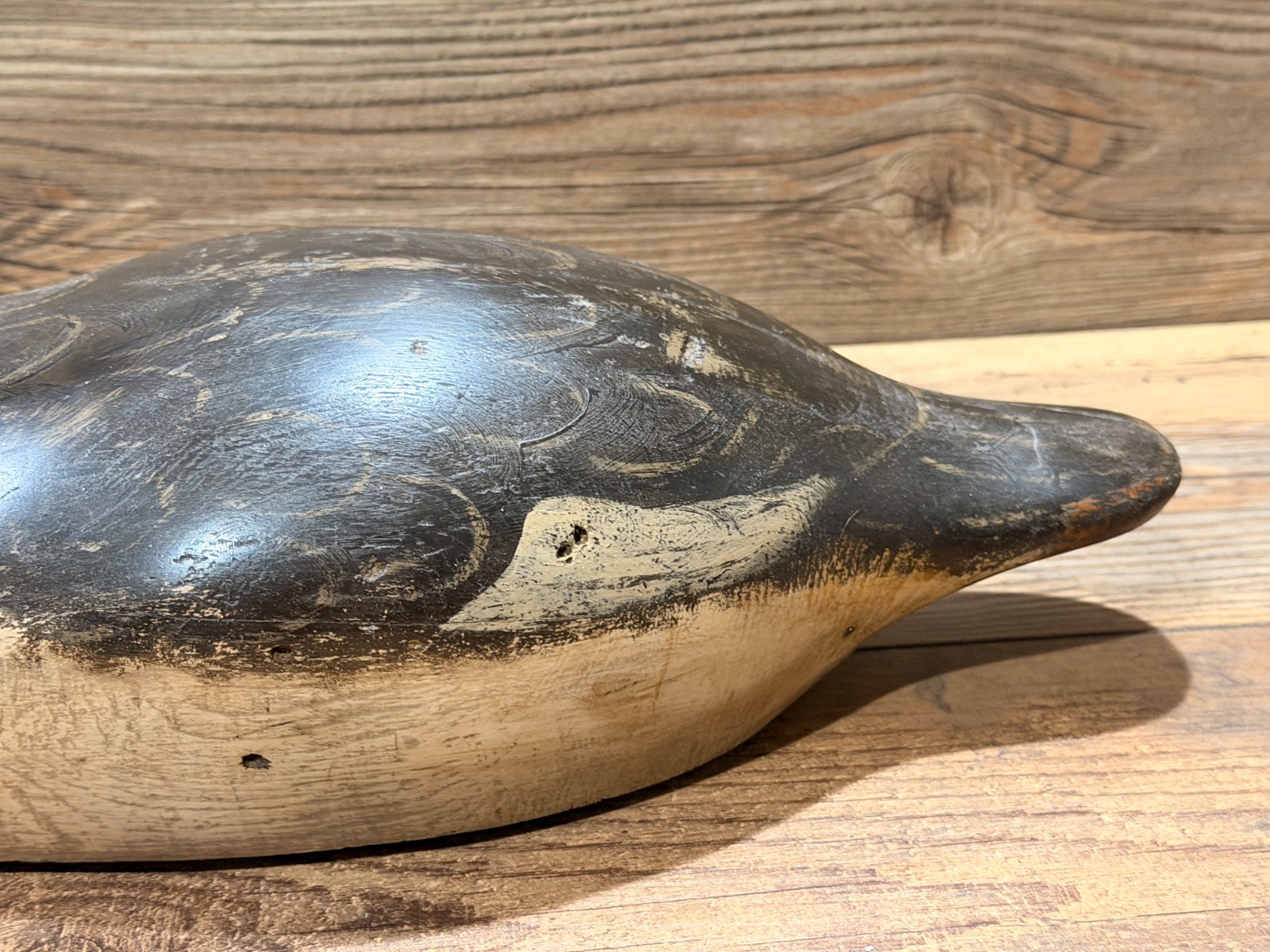 Antique Vintage Wood Duck Decoy **MASON** Canvasback Hen — SENECA LAKE