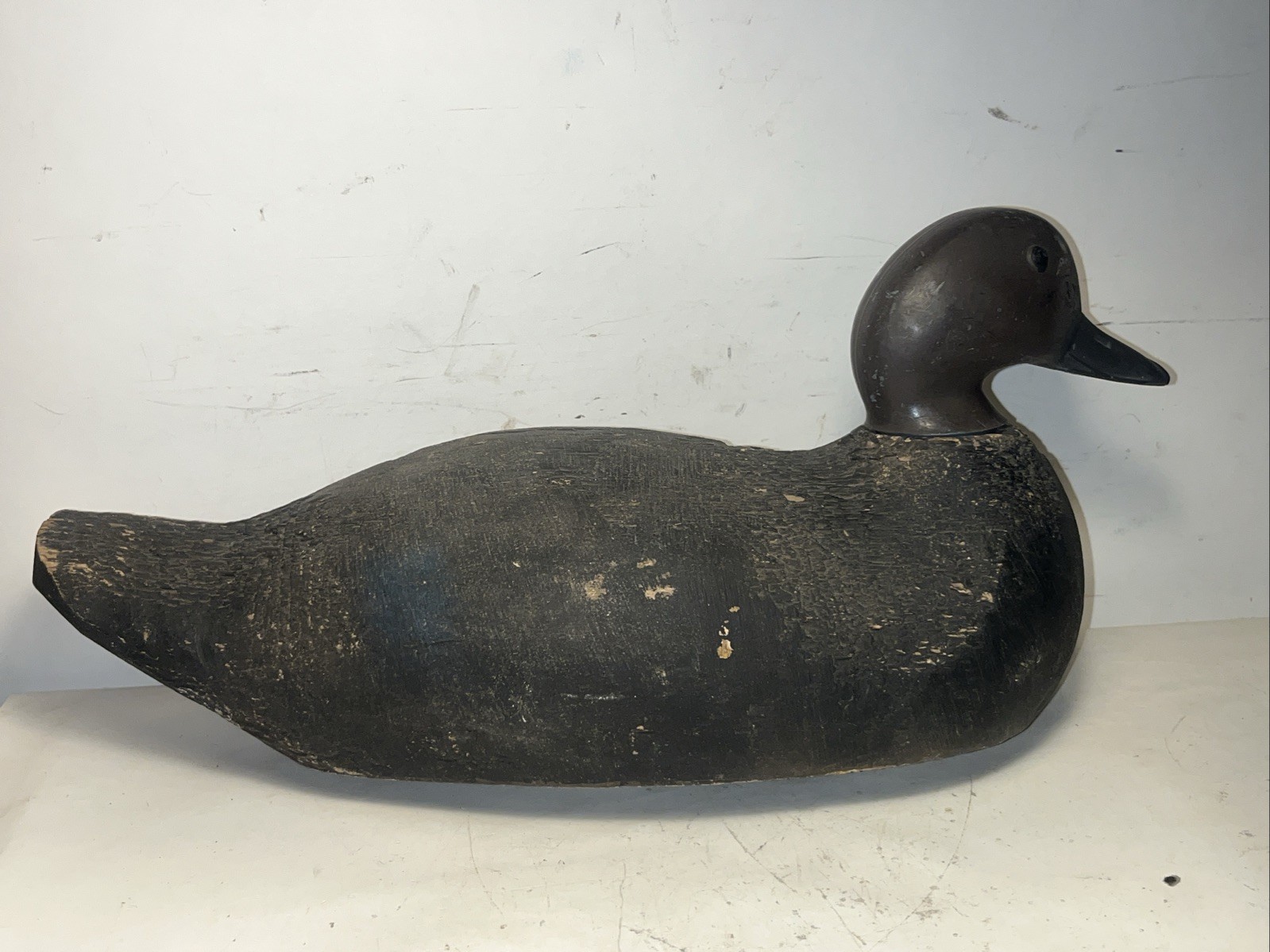 victor factory duck decoy tenite head vintage