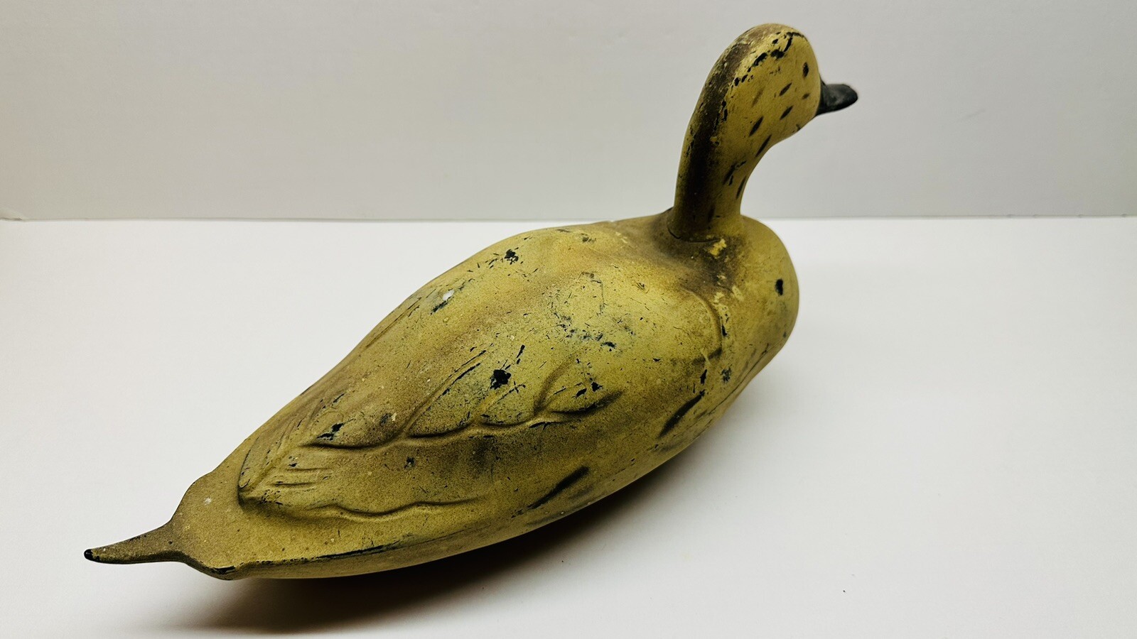Vintage Feather-Lite Hunting Duck Decoy With McGuire Stabilizer K.C.