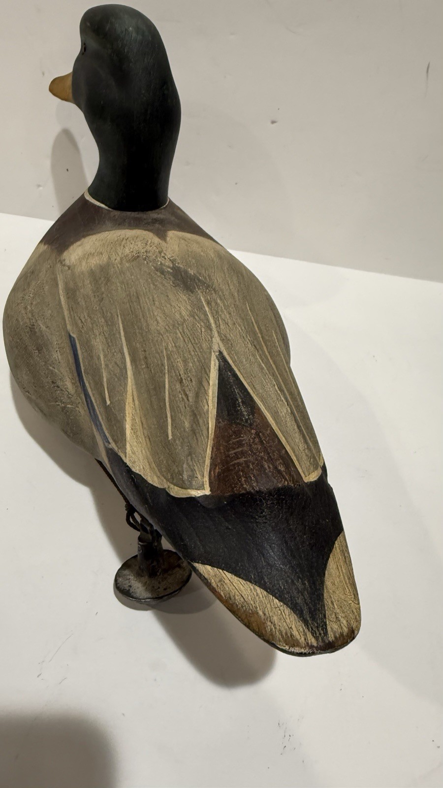 Ducks Unlimited Lac La Croix Decoy Artsit Signed Hand Carved Mallard